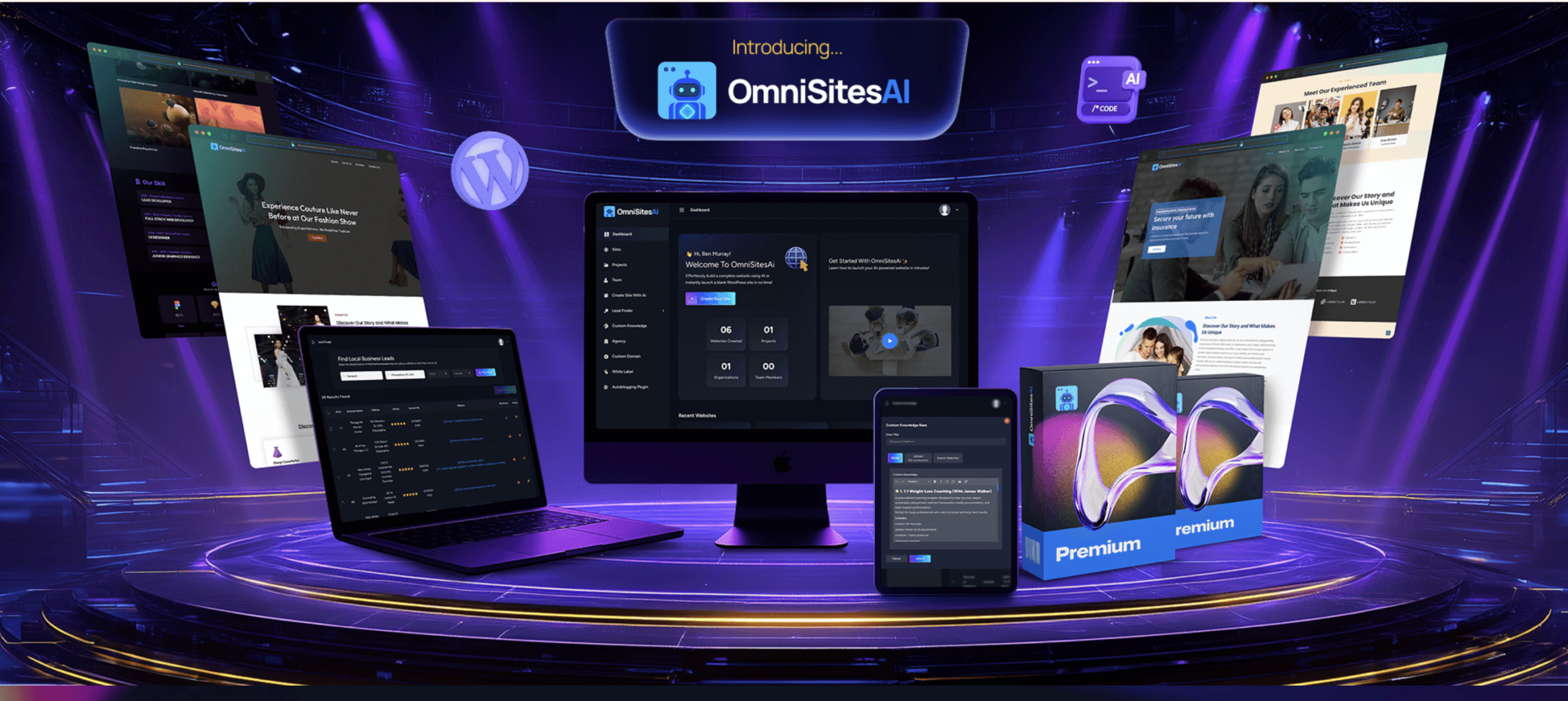 OmniSitesAI Bundle 2026 review featured image - agentic AI WordPress site builder creating self-growing websites that generate passive income and agency revenue